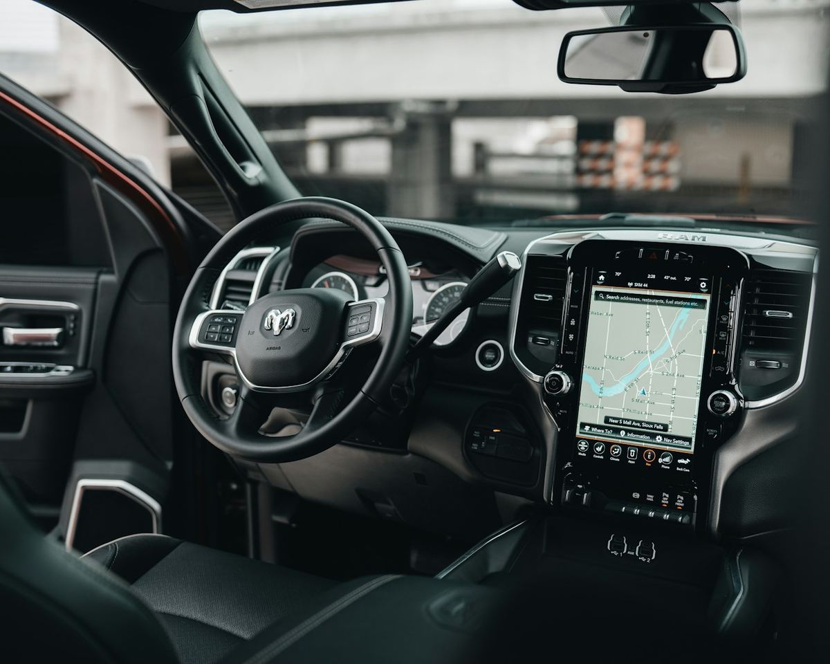 A freshly detailed car interior